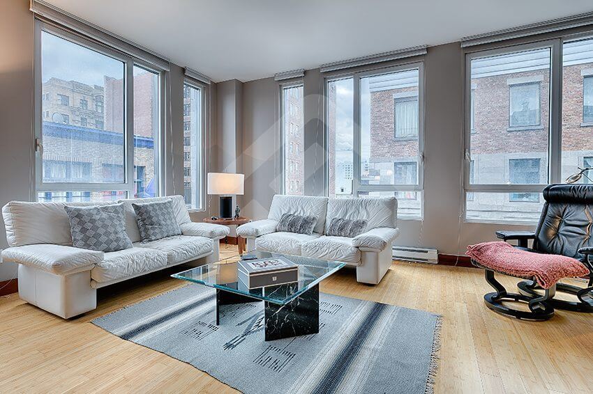 Appartement Condo meublé à louer dans Vieux Port de Montréal