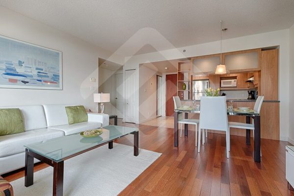 short term furnished livingroom with kitchen housing in montreal short term furnished housing in montreal