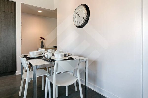short term furnished apartment livingroom diningtable rental in montreal short term furnished rental in montreal