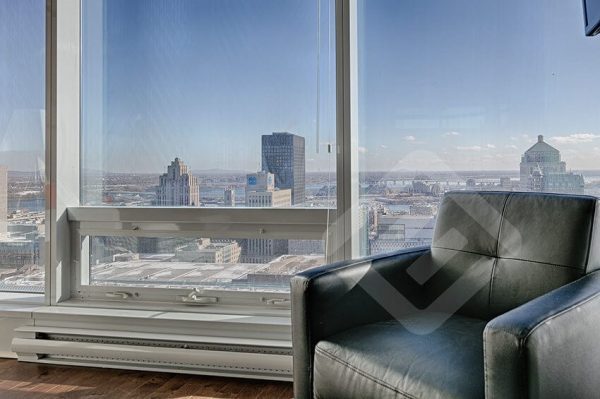 vacational furnished apartment cityview-2 from livingroom rental in montreal vacation rental in montreal