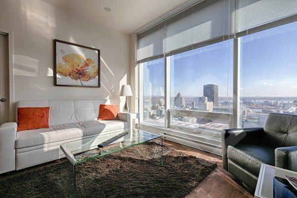 vacational furnished apartment cityview from livingroom rental in montreal vacation rental in montreal